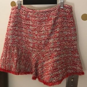 Red skirt Zara